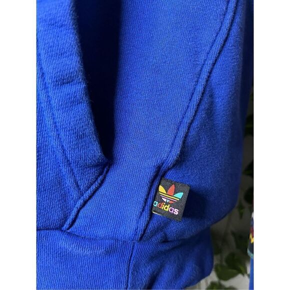 Adidas Blue Kangaroo Pocket Pharrell Williams Solar Hu Hoodie Size XS - Picture 5 of 8
